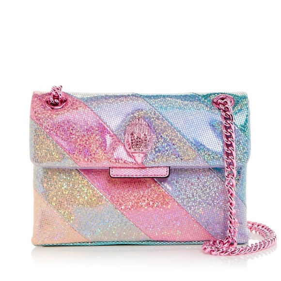 Kurt Geiger London Mini Kensington Glitter Holographic Crossbody Bag - Picture 5 of 8
